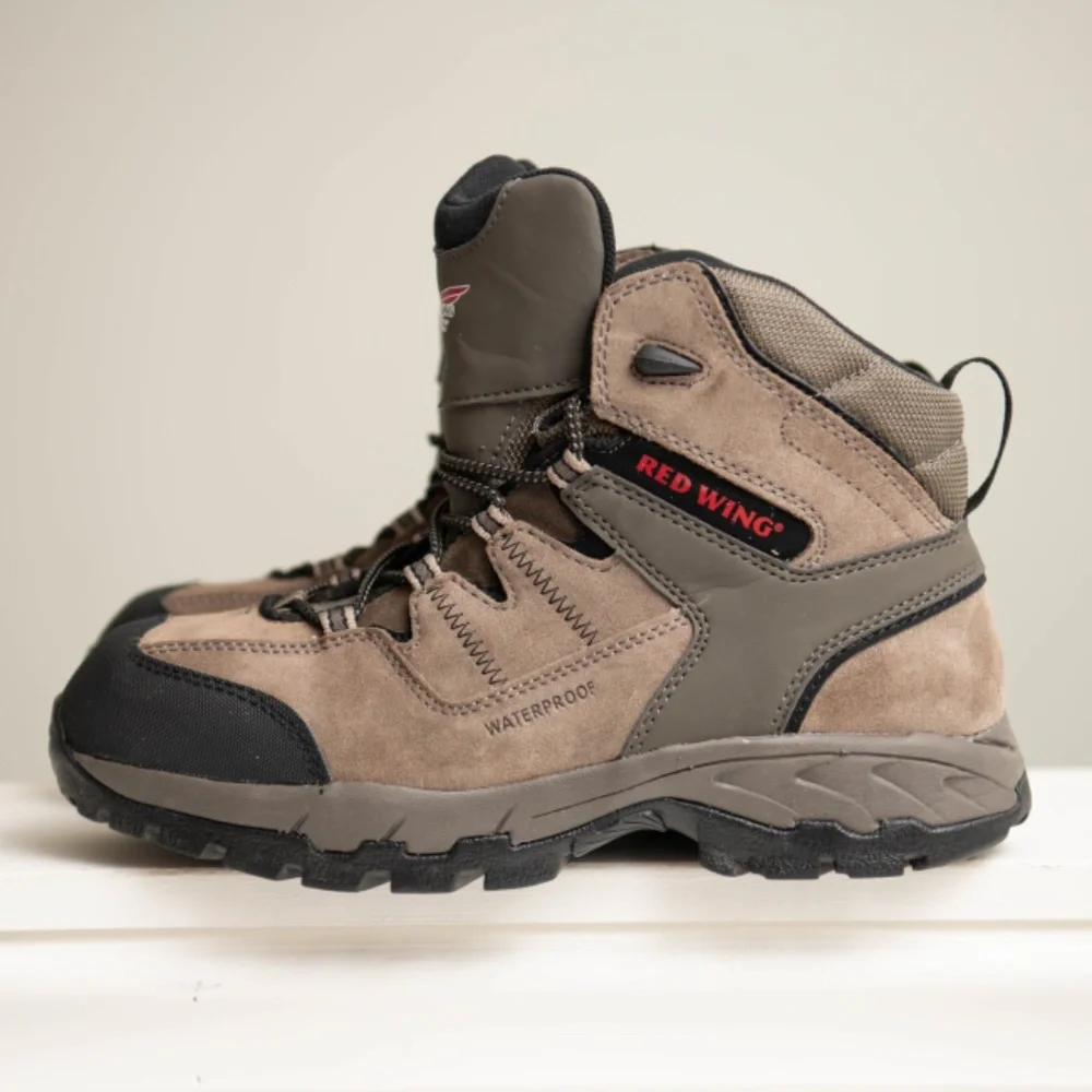 RED WING TruHiker Mens Sz 9 Steel Toe Waterproof Work Boots Hiking Campcore Gorp - Picture 2 of 7